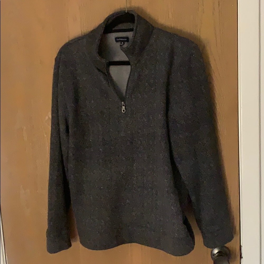 Croft & Barrow Zipped Sweater - Grey - M Size